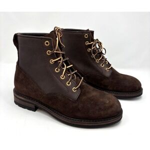 Filson Mens Boots Size 9 Service 2 Brown Leather Roughout Smooth Vibram Military